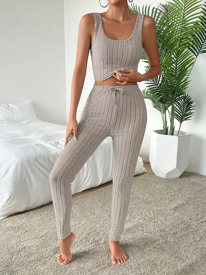 Leah - 3-Piece Ribbed Set