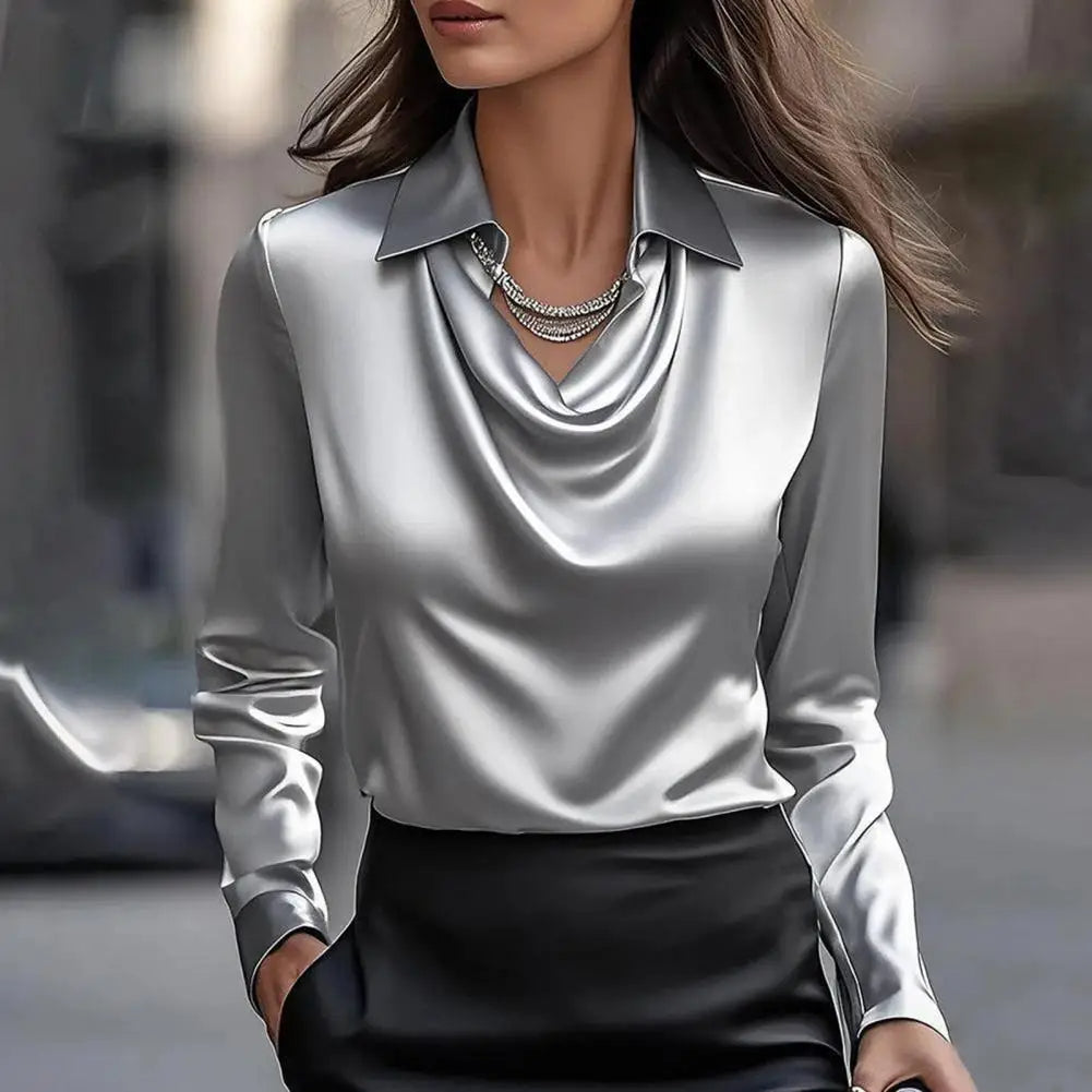 Emma - Silk Satin Blouse