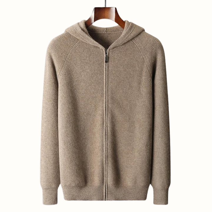 Alfie - Fine Cashmere Zipper Hoodie