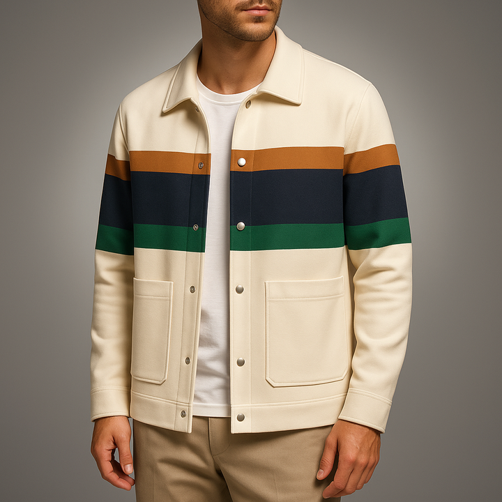 Lorenzo - Stripe Knit Jacket