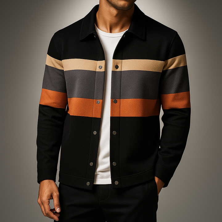 Lorenzo - Stripe Knit Jacket