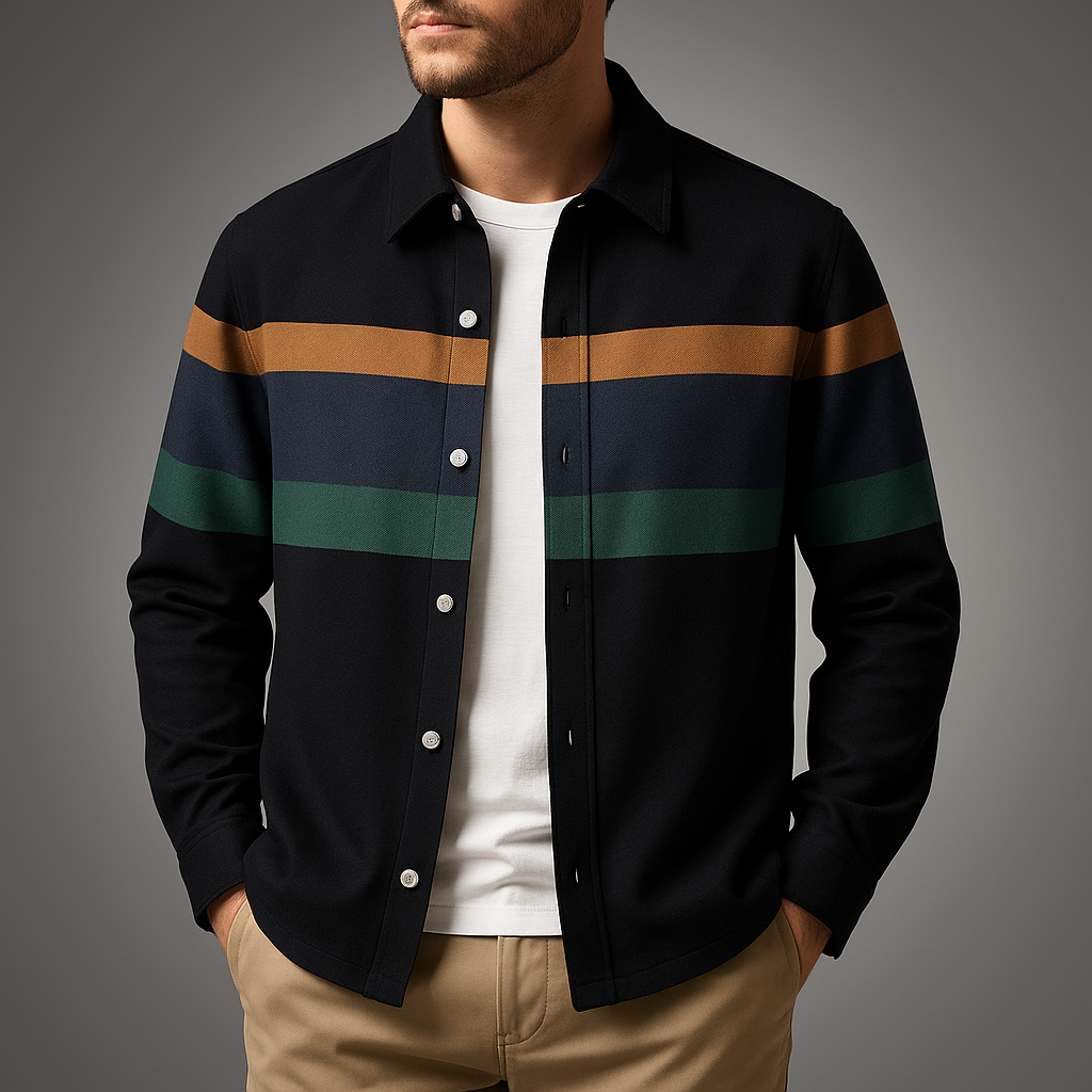 Lorenzo - Stripe Knit Jacket
