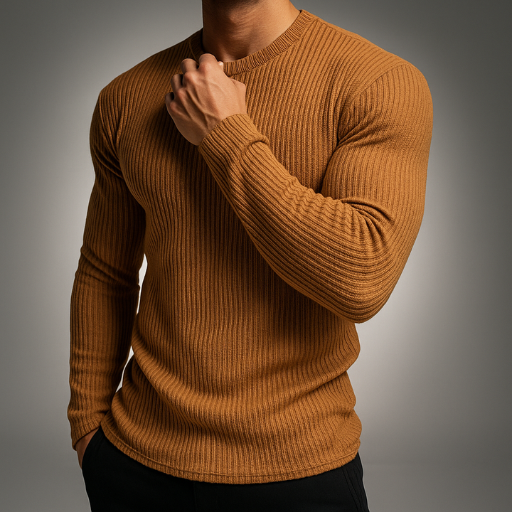 Abloh - Ribbed Knit Sweater