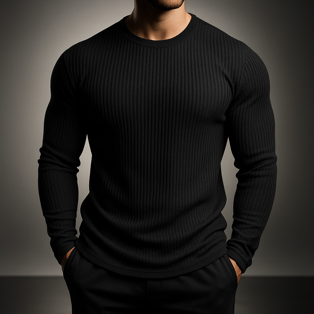 Abloh - Ribbed Knit Sweater