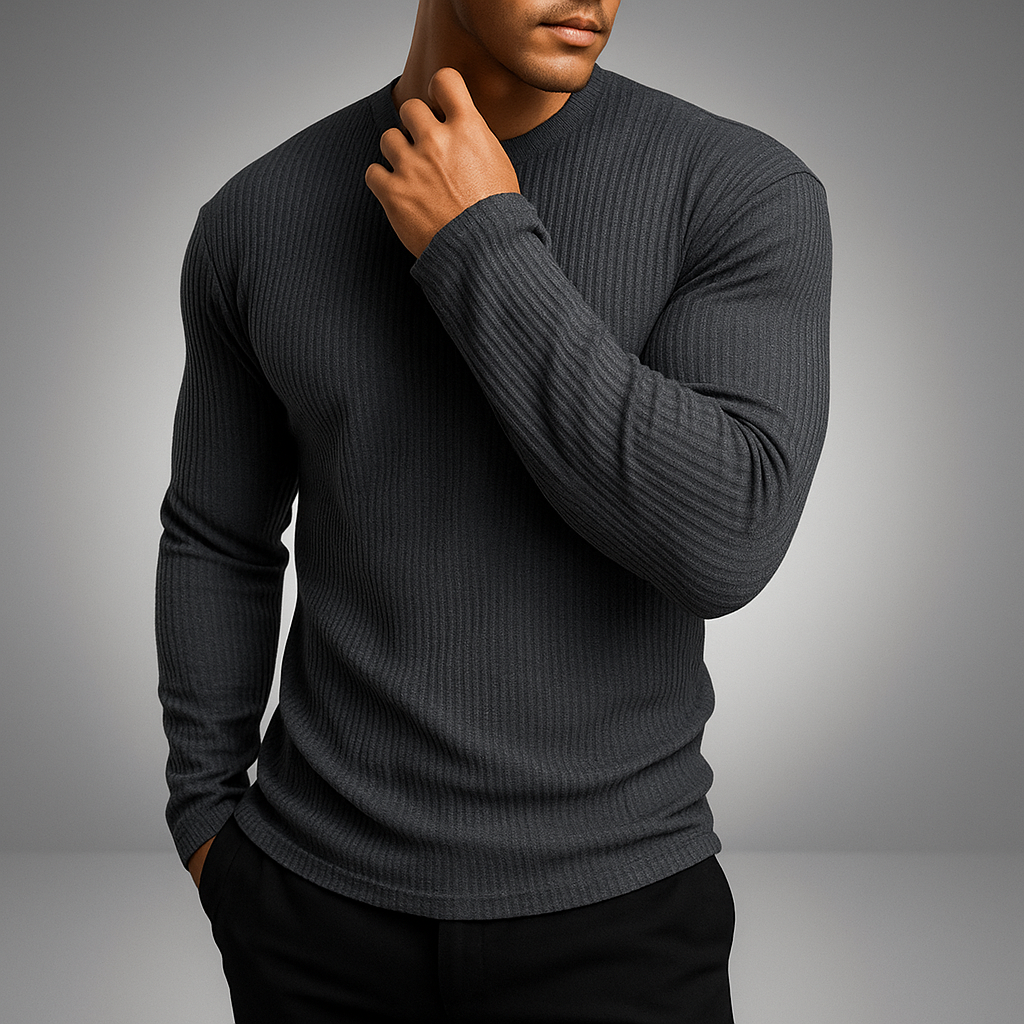 Abloh - Ribbed Knit Sweater