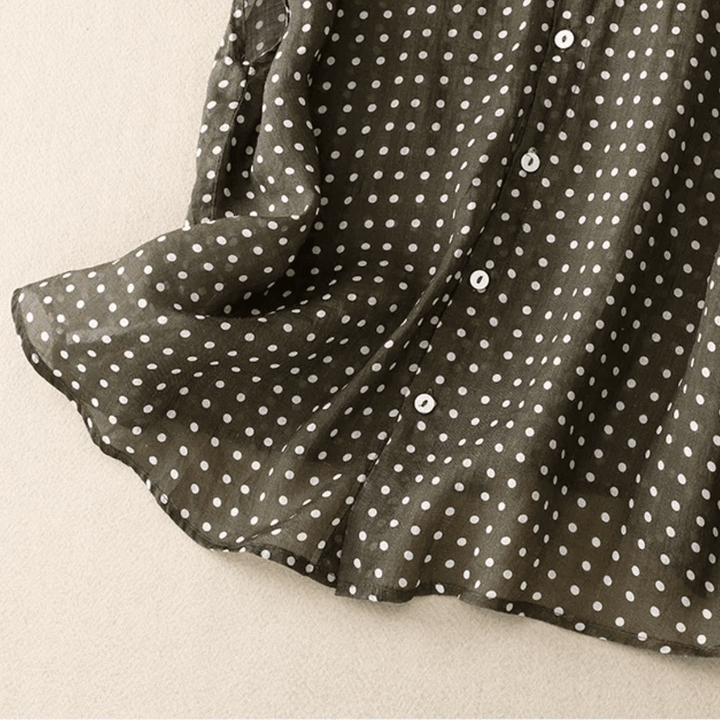 Iria - Vintage Linen Blouse