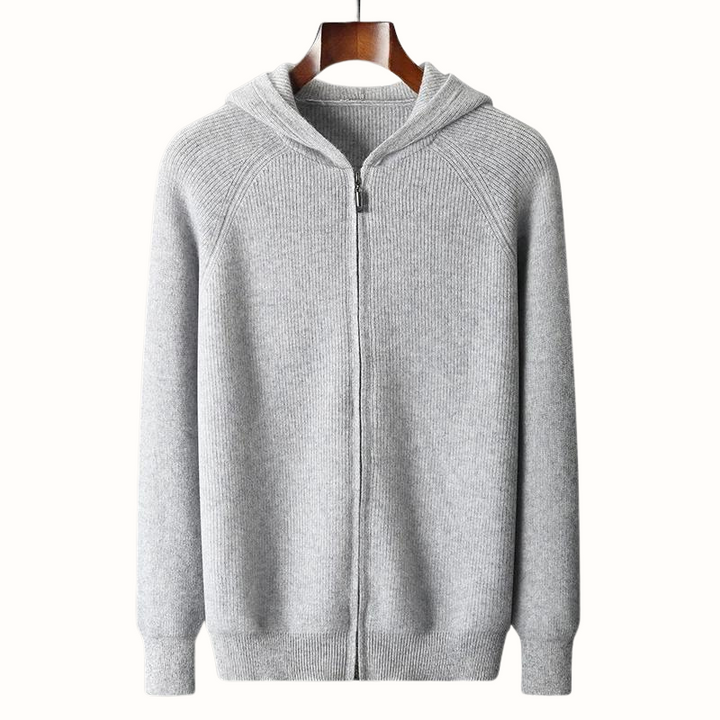 Alfie - Fine Cashmere Zipper Hoodie
