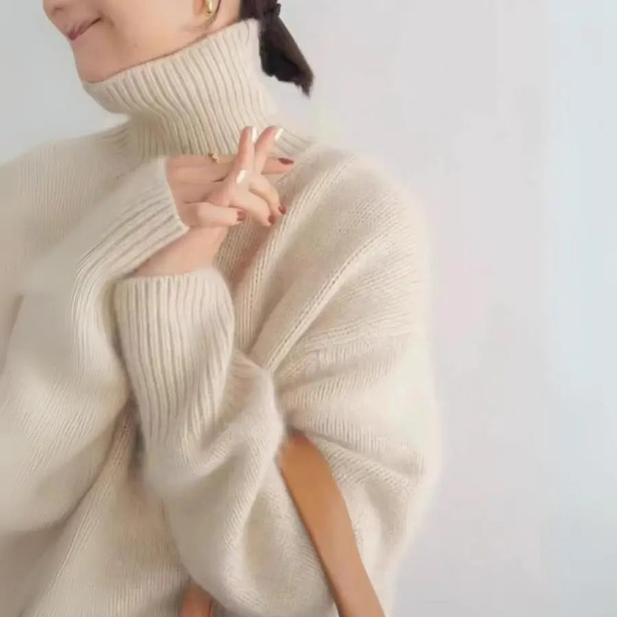 Scarlett - Ribbed Cashmere Sweater