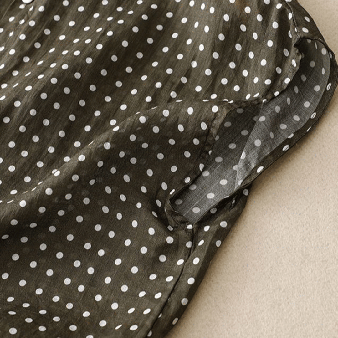 Iria - Vintage Linen Blouse