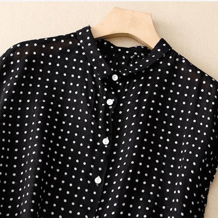 Iria - Vintage Linen Blouse