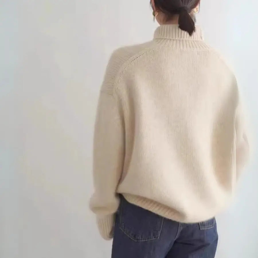 Scarlett - Ribbed Cashmere Sweater