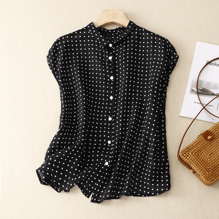 Iria - Vintage Linen Blouse