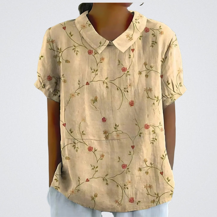 Violet - Airy Floral Blouse