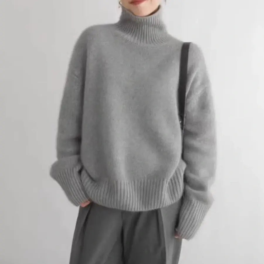 Scarlett - Ribbed Cashmere Sweater