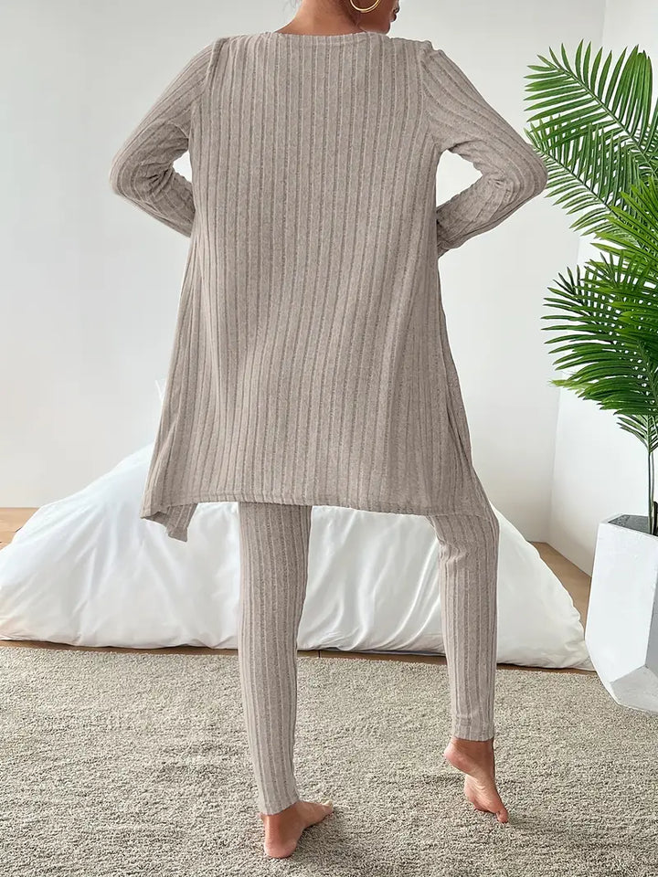 Leah - 3-Piece Ribbed Set