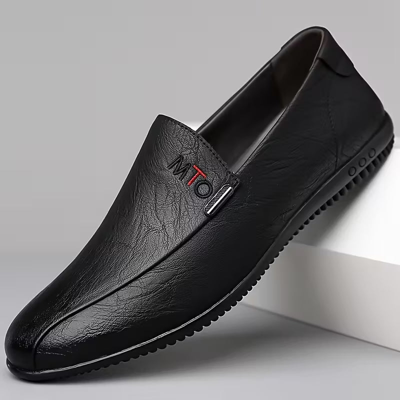 Heaton - Comfortable Leather Slip-on Shoes
