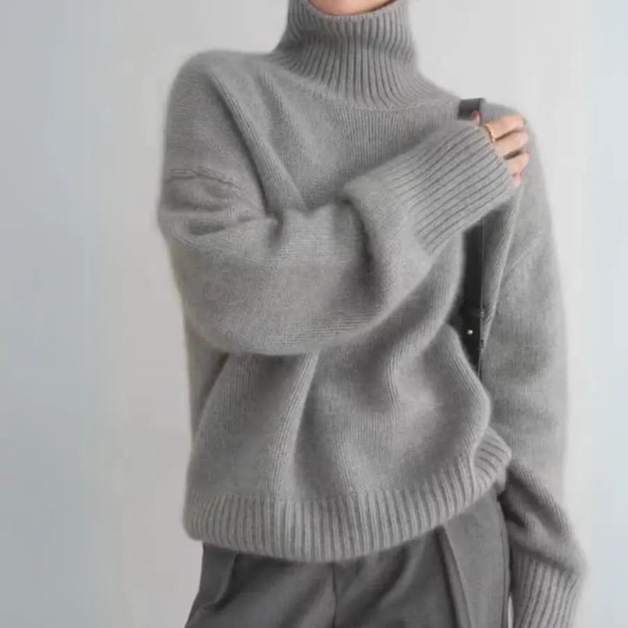 Scarlett - Ribbed Cashmere Sweater