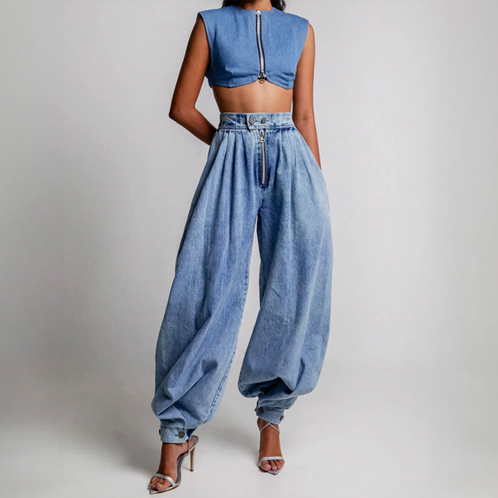 Wren - Denim Balloon Jeans