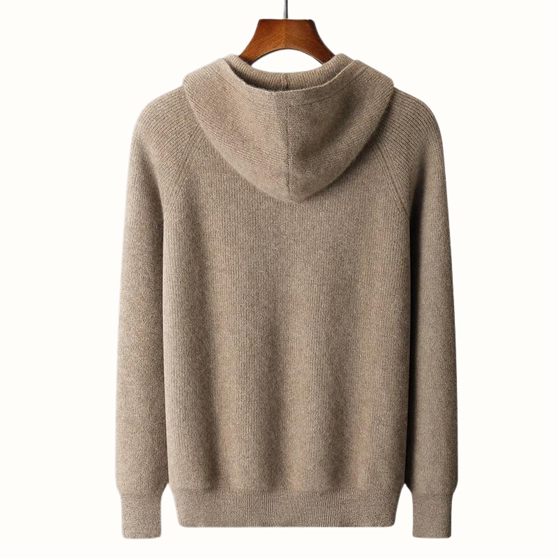 Alfie - Fine Cashmere Zipper Hoodie