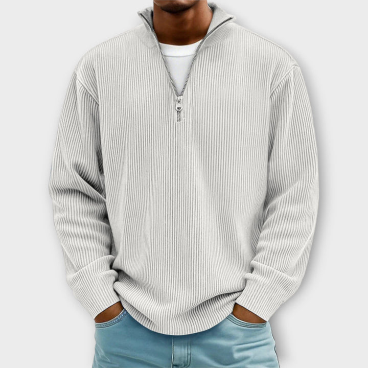 Matthias - Classy Corduroy Zip-Sweater