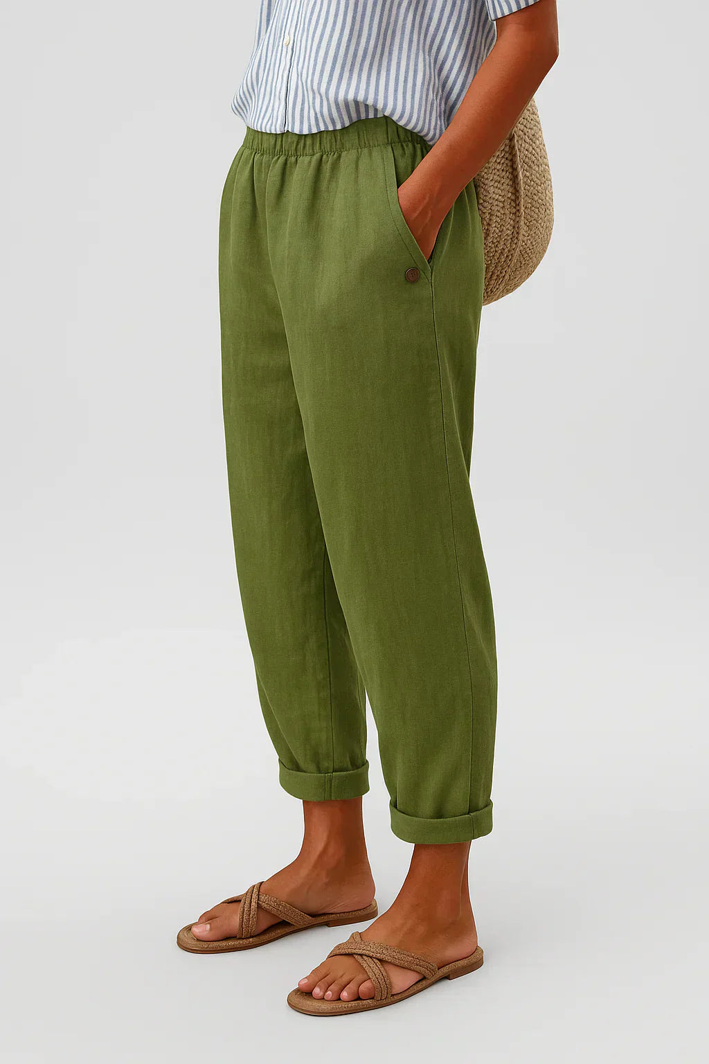 Sammy - Blended Linen Pants