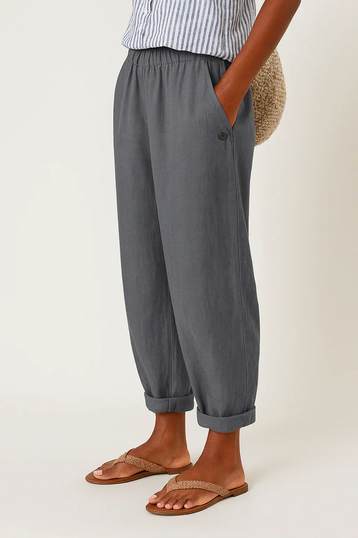 Sammy - Blended Linen Pants