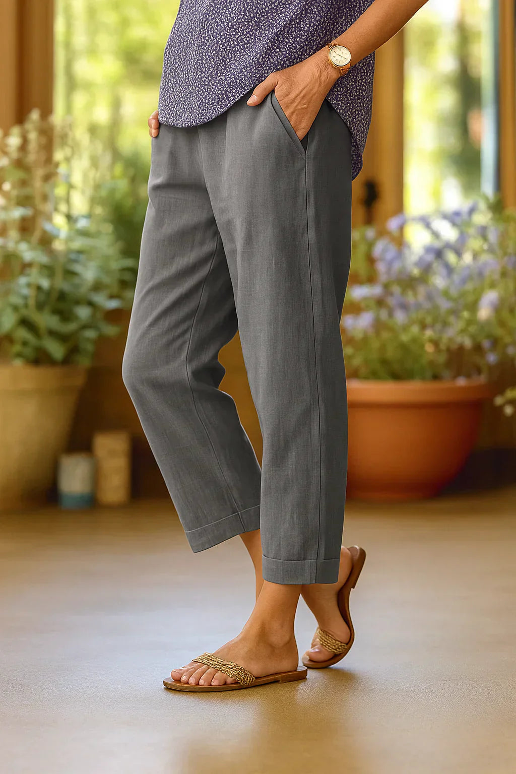 Kirsty - Breezy Linen Pants
