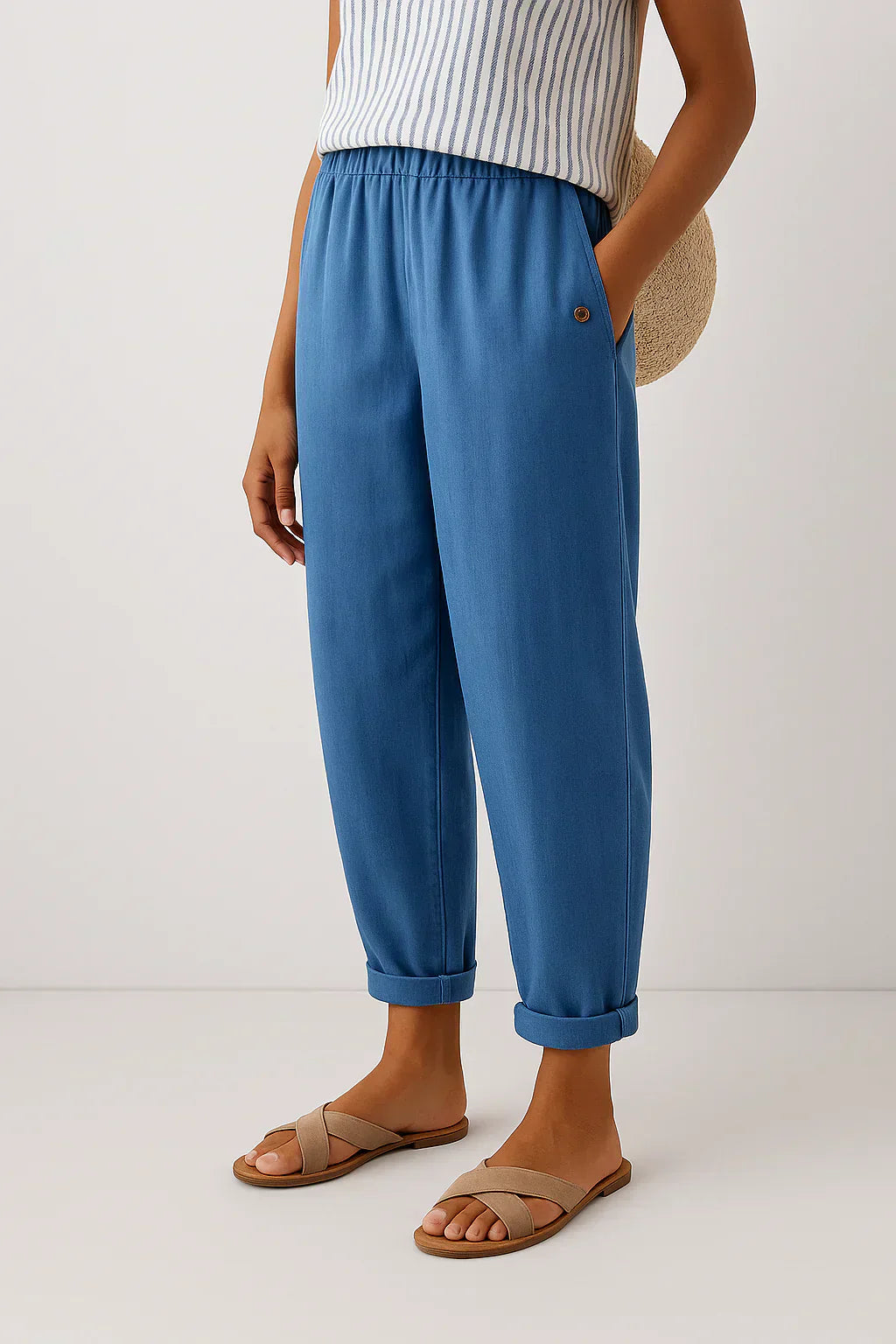 Sammy - Blended Linen Pants