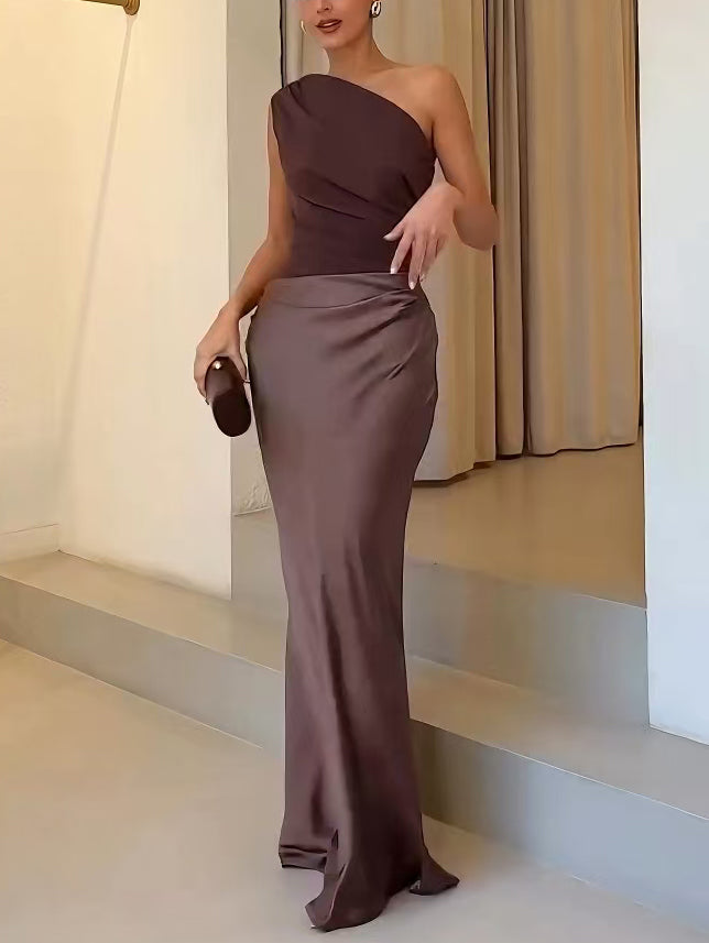 Celeste - One Shoulder Dress