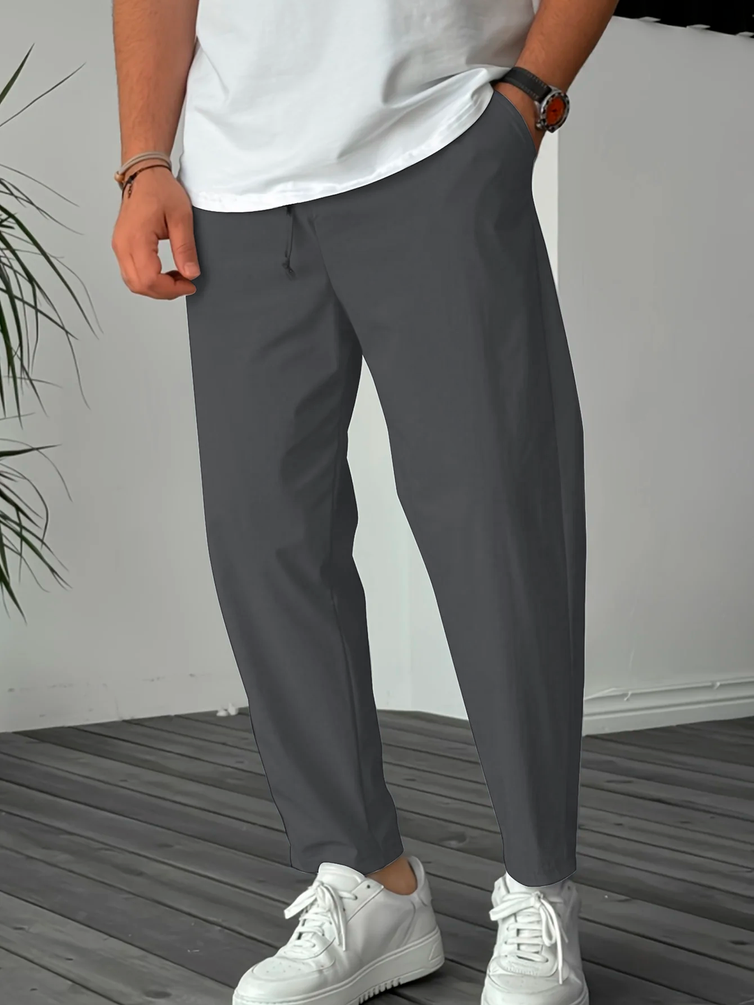 Elijah - Stylish Tapered Trousers