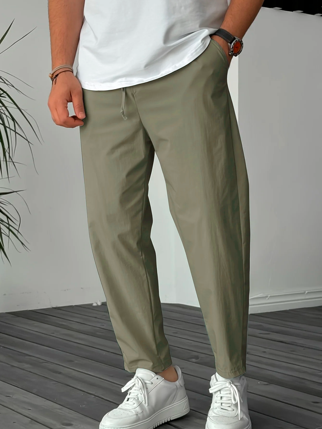 Elijah - Stylish Tapered Trousers