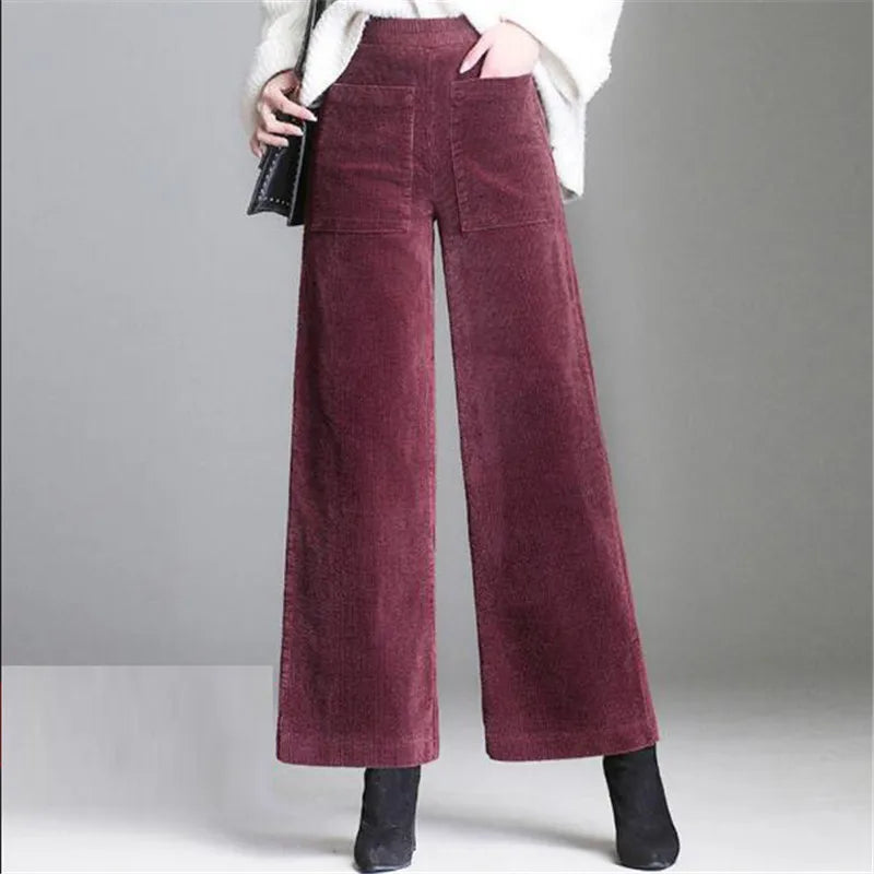Carla - Wide-Leg Corduroy Pants