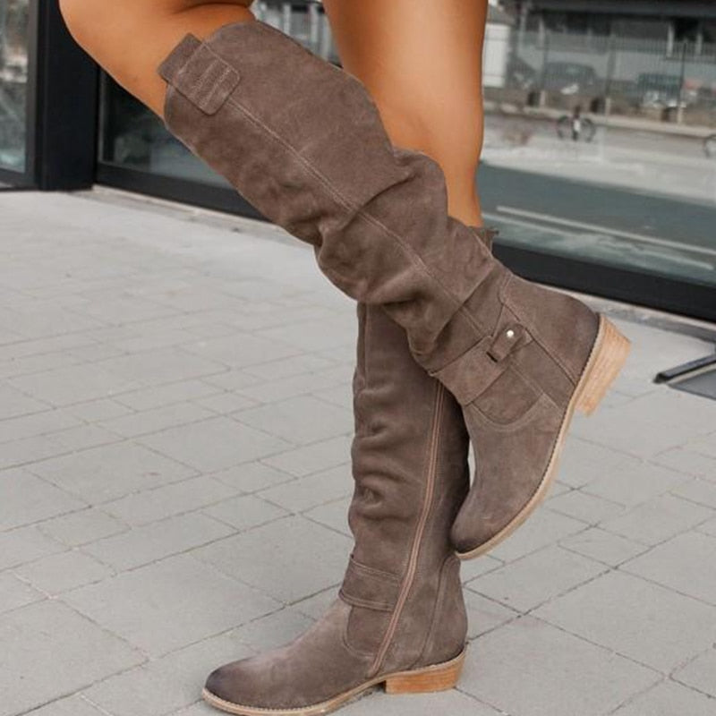 Zaina - Elegant Suede Boots