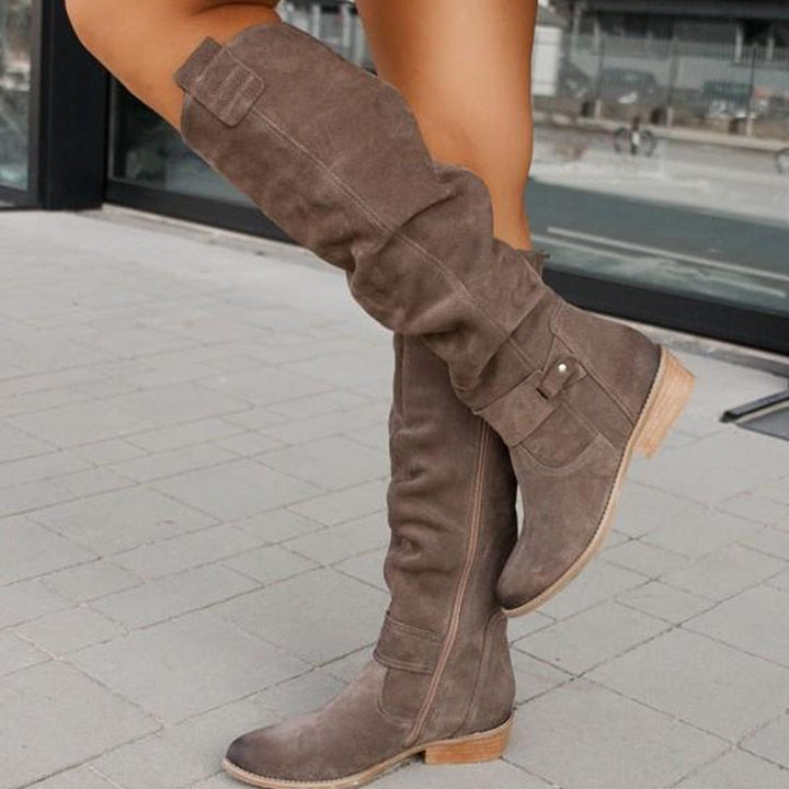 Zaina - Elegant Suede Boots