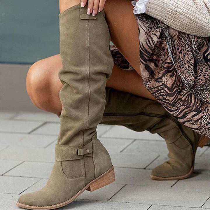 Zaina - Elegant Suede Boots