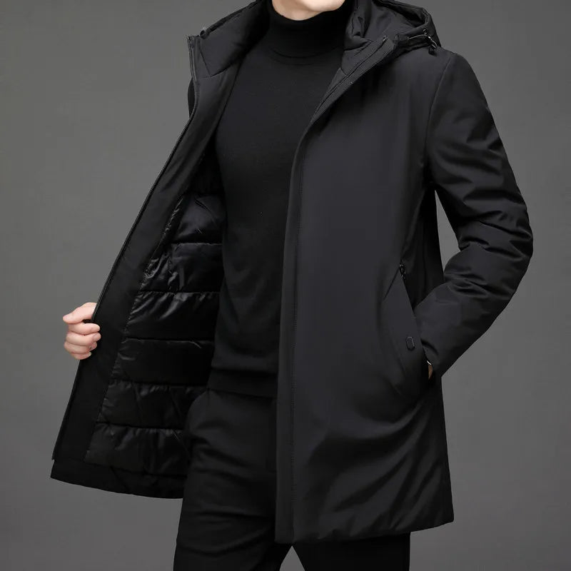 Ezra - Timeless Hooded Overcoat