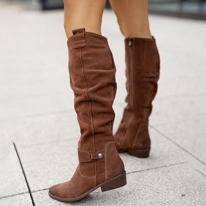Zaina - Elegant Suede Boots