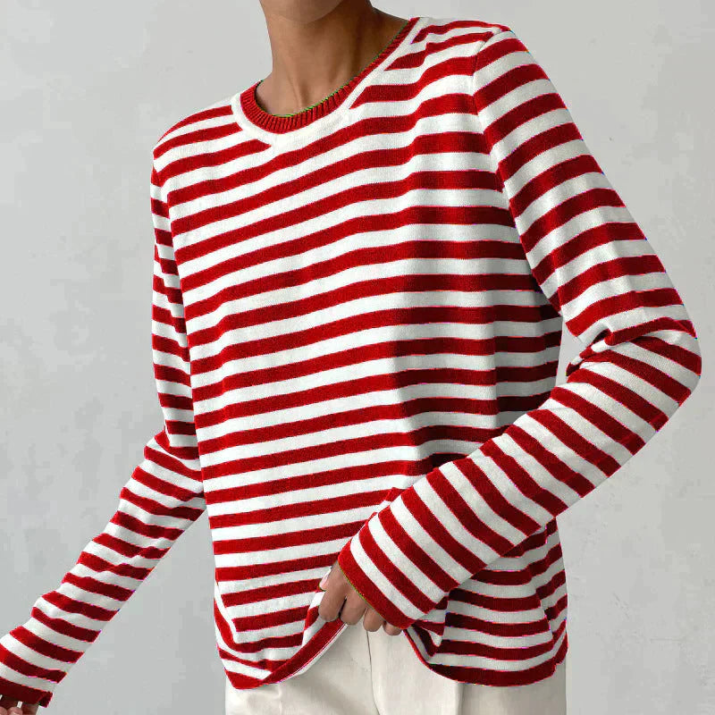 Tiara - Simple Stripe Shirt