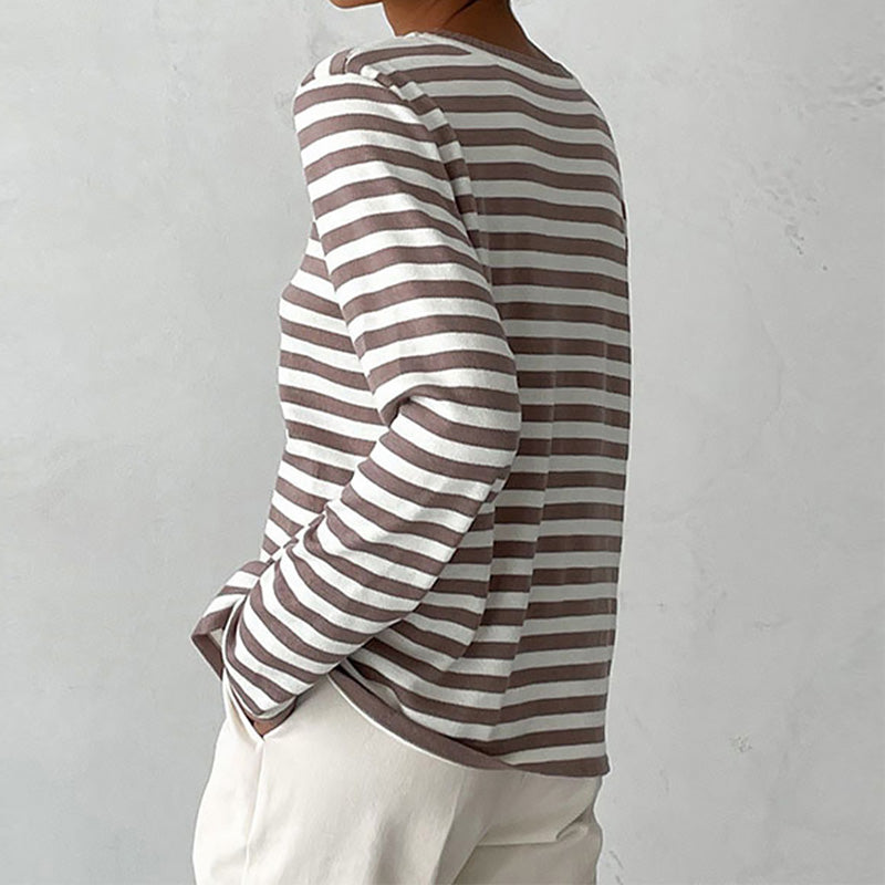 Tiara - Simple Stripe Shirt