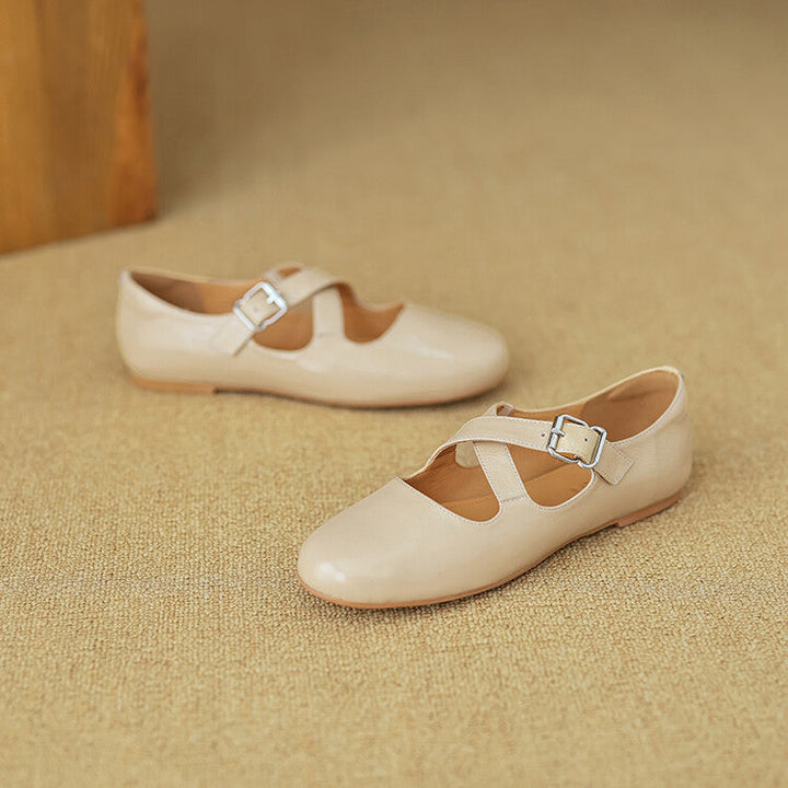 Thea - Comfortable Leather Flats