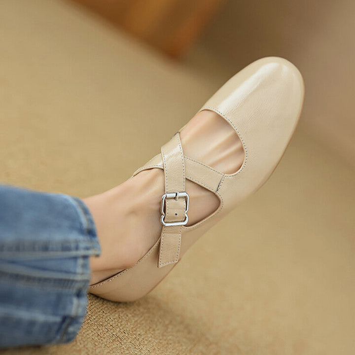 Thea - Comfortable Leather Flats