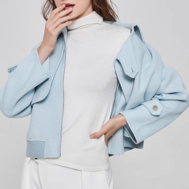 Tulip - Cropped Woollen Jacket