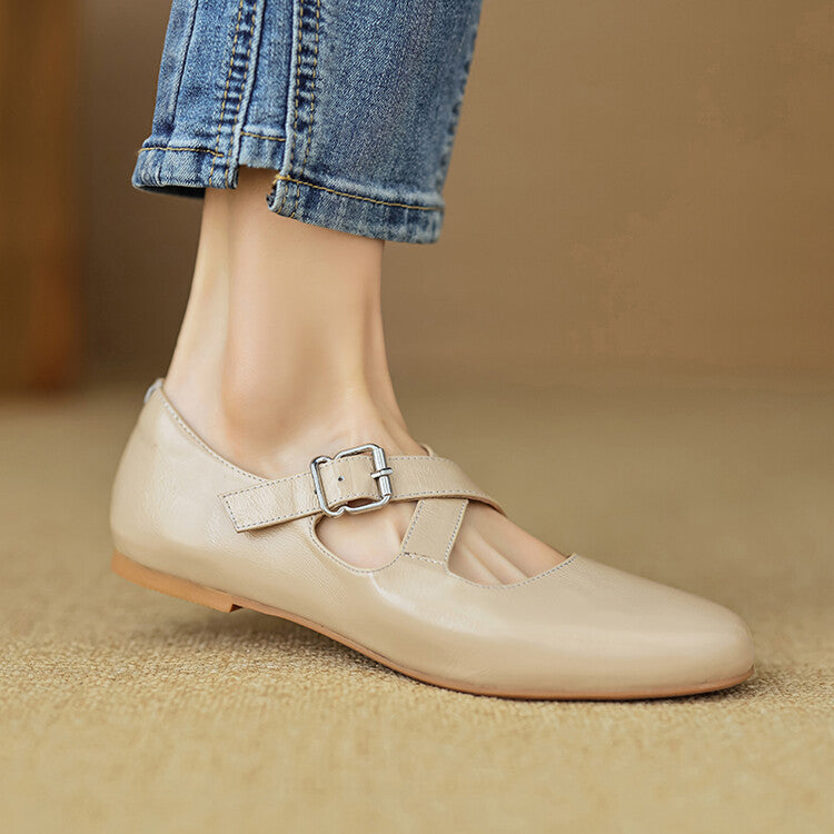 Thea - Comfortable Leather Flats