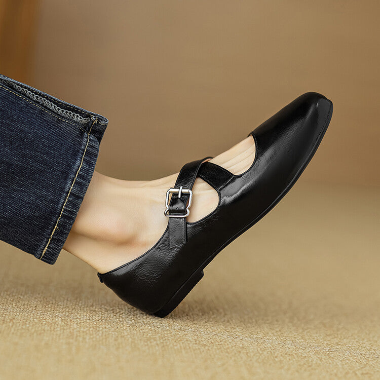 Thea - Comfortable Leather Flats