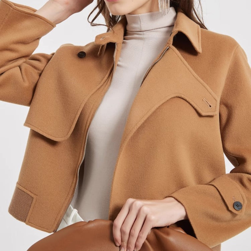 Tulip - Cropped Woollen Jacket