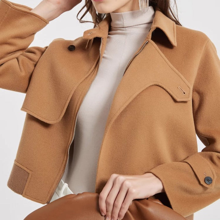 Tulip - Cropped Woollen Jacket