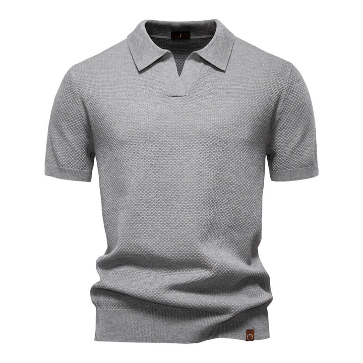 Aiden - Stylish Open-Collar Polo