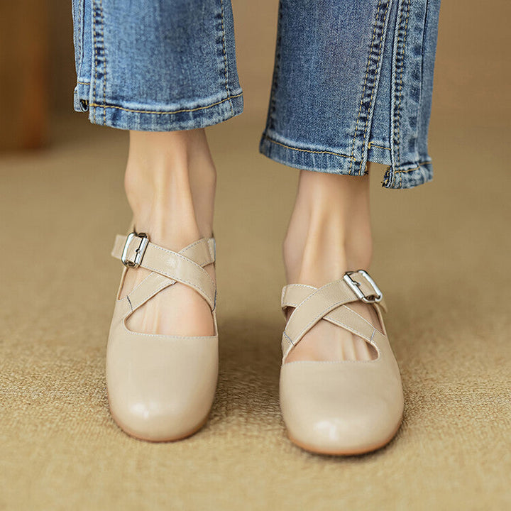Thea - Comfortable Leather Flats