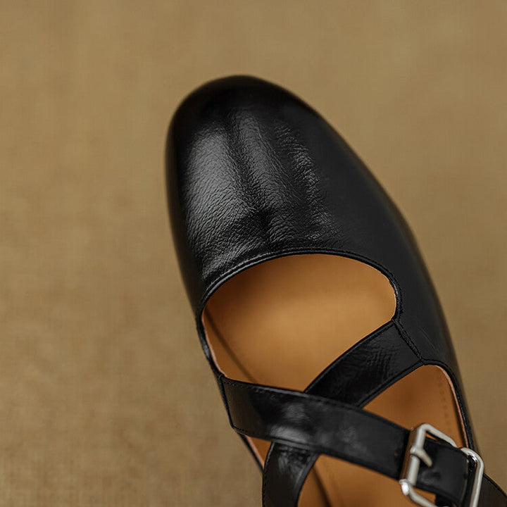 Thea - Comfortable Leather Flats