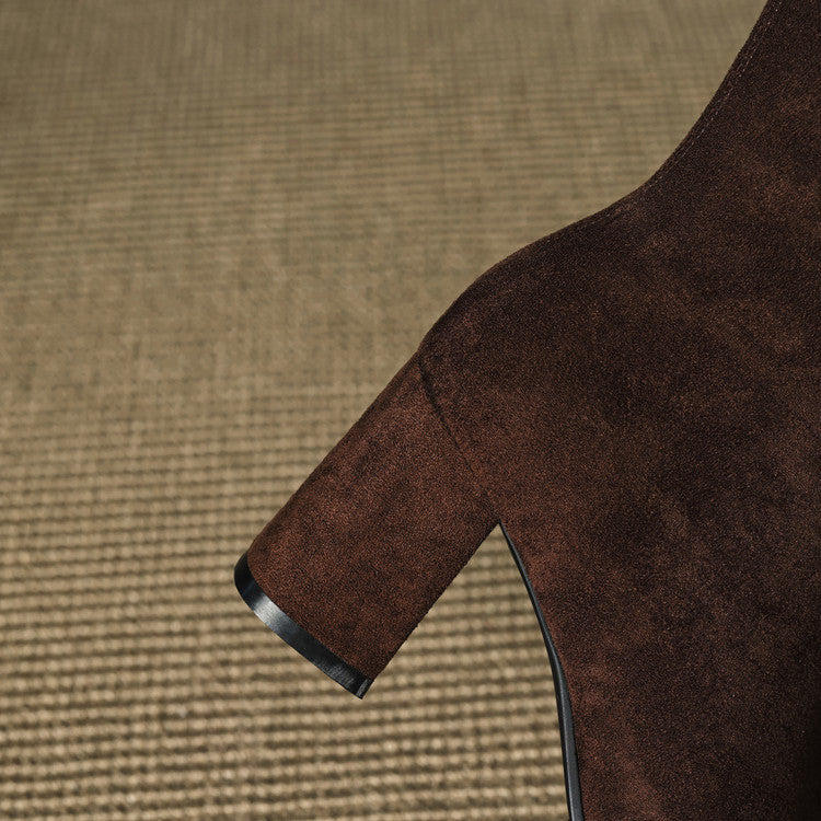 Alissa - Creamy Suede Boots